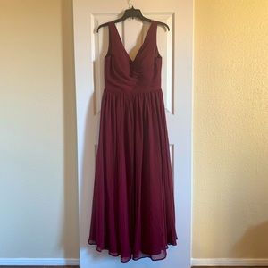 Cabernet Azazie Bridesmaid Dress